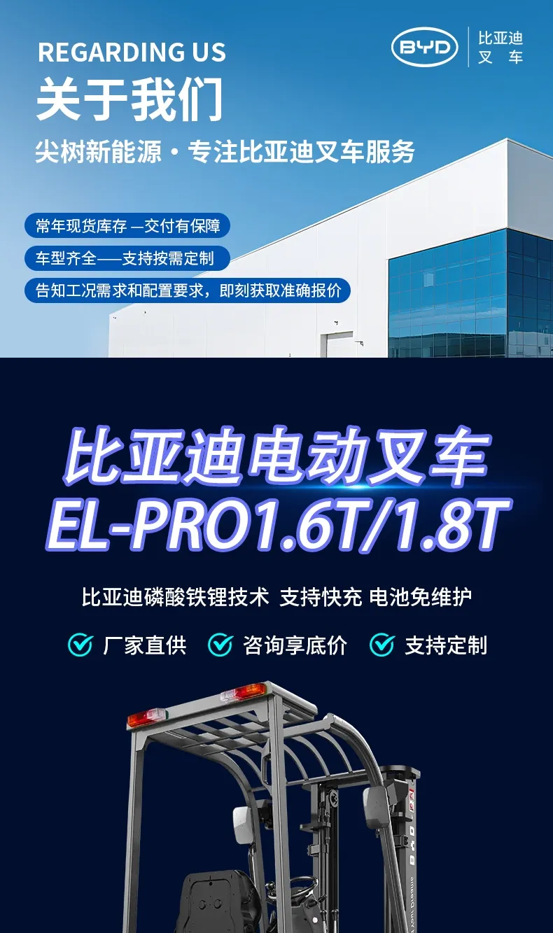 Chariot élévateur électrique BYD 1,6 tonne(Figure1)