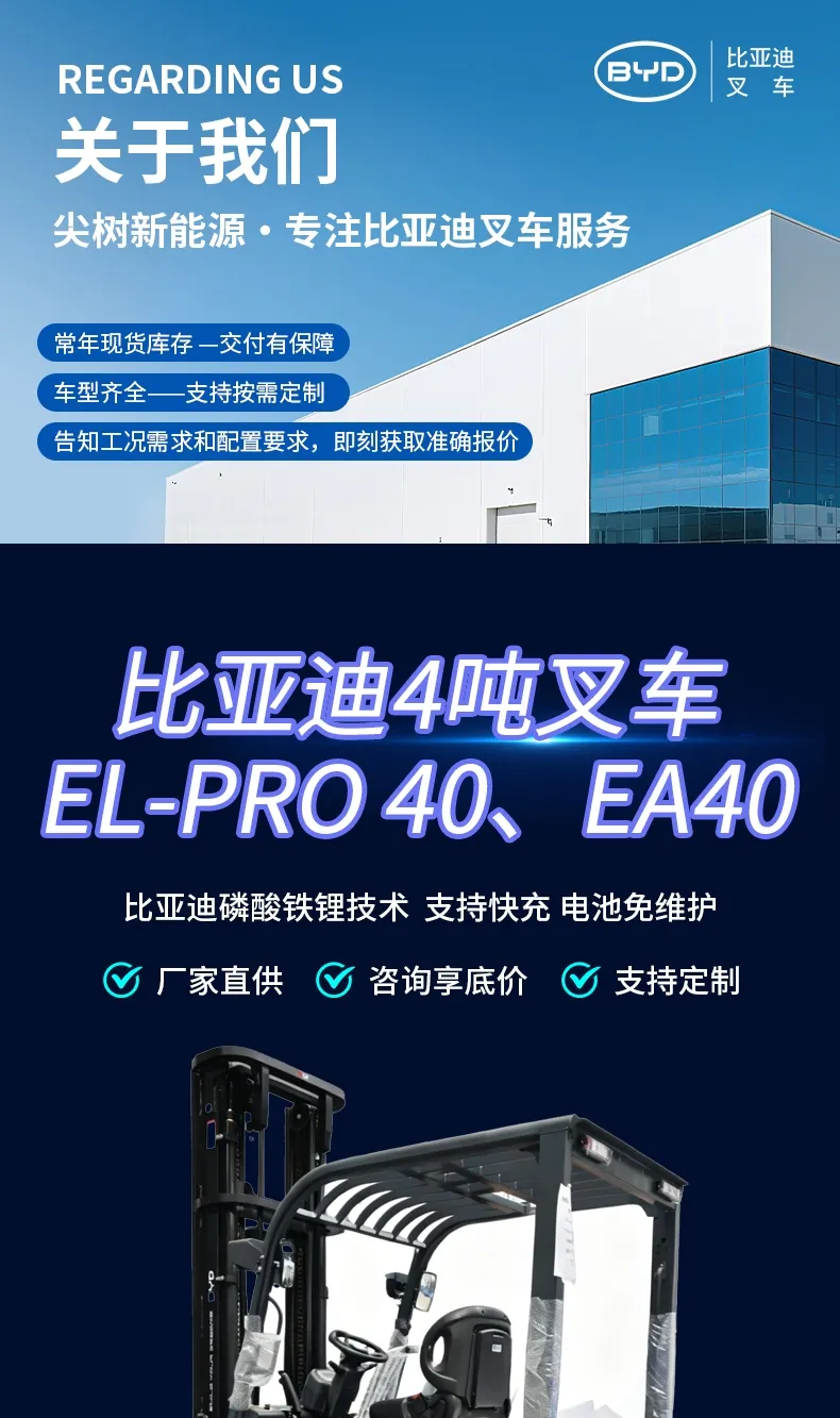Chariot élévateur électrique BYD de 4 tonnes(Figure1)